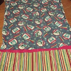 Colorful Handmade Thomas And The Train Pillow Case, Vintage Fabric.